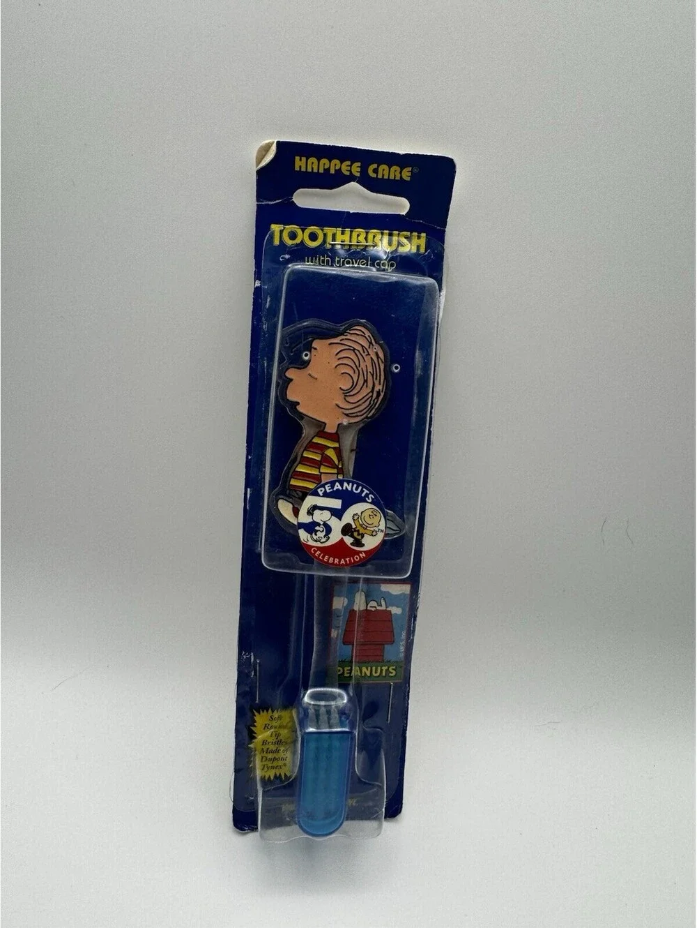 Peanuts Celebration Kids Regular Toothbrush Soft Dupont Tynex Blue (collectable)